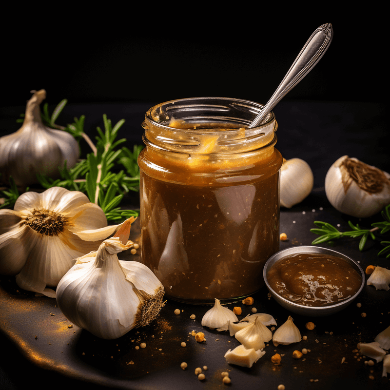Reduction Steak Sauce with Roasted Garlic Recipe